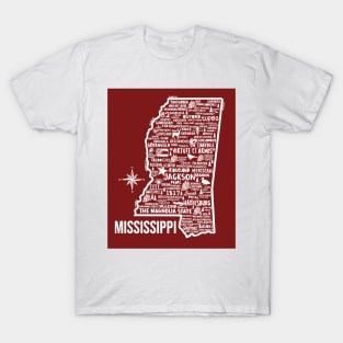 Mississippi Map T-Shirt